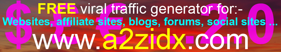Free viral traffic generator Version 2.0  Free viral marketing system - List of social websites